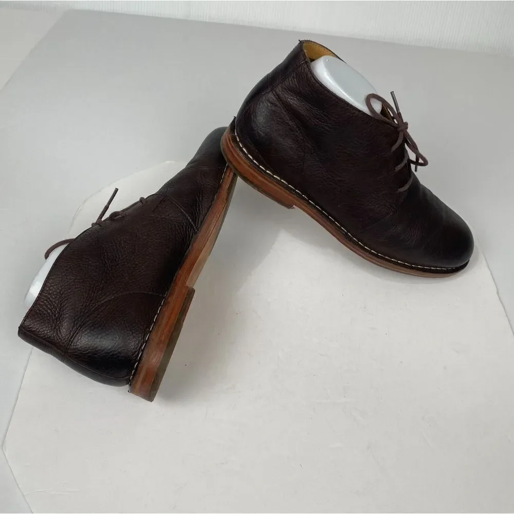 Cole Haan Men's Brown Leather Glenn Chukka Boots Size 12 M‎ Shoes Pre Owned